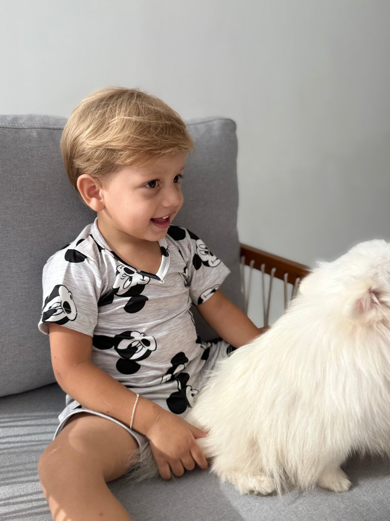 Kit Familia - Pijama Estampa Mickey
